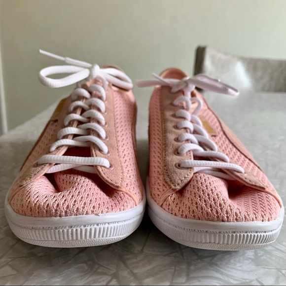 Puma Vikky Peach Mesh Sneakers 7 - Picture 3 of 9